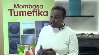 LG East Africa Head of Marketing Jane Kariuki during opening of LG, Opalnet Coast-region brandshop