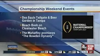 National Championship events in the Tampa Bay area
