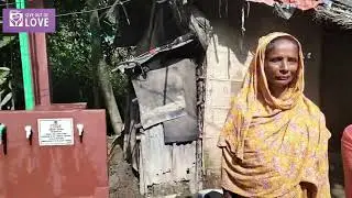 Bilal and Family. Sadaqah Jaariyah Water well for a poor community in Sunamgonj.
