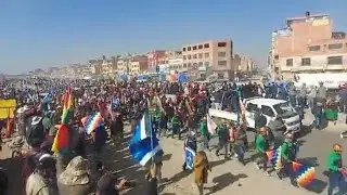 Bolivia. Gran Marcha Pacifica para salvar la Patria, s&eacute;ptimo y &uacute;ltimo D&iacute;a de marcha