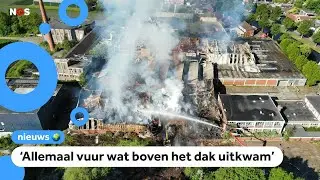Basisscholen in Oude Pekela dicht door grote brand
