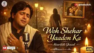 Woh Shehar Yaadon Ka | Pure Acoustic Ghazal | 90’s Bollywood Sad Song 💔🌙