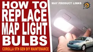 PAANO MAGPALIT NG MAP LIGHT BULBS SA COROLLA ALTIS 2001-2008 (9TH GEN) Links Below #corolla9th