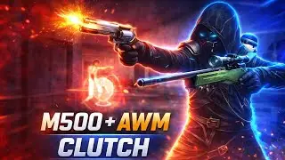 CS Rank Dominated 😈 M500 & AWM Deadly Kills #ff #freefire #viral #viralvideo 