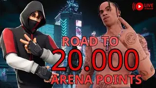 🔴ROAD TO 20K ARENA POINTS Fortnite Greek Live Stream Now  #epicpartner  #steelseries
