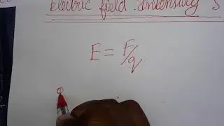 electric field intensity SI unit