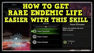 MHW Iceborne How to Get Rare Endemic Life Fast & Easy (ZooMaster Skill)