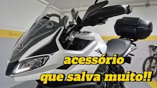 Coloquei um protetor de mãos na tiger sport 660