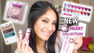 NEW Spring 2017 HEART Shaped Wet N Wild Collection-SWATCHES/DEMO/FIRST IMPRESSIONS!QUEEN OF MY HEART