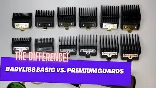 💈 The DIFFERENCE between BaByliss Pro PREMIUM guards & STOCK guard clips for Trimmer FX Barberology