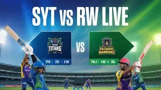 SYT vs RW Live Match | Sylhet Titans vs Rajshahi Warriors | 1st T20 | BPL 2025-26