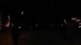 Fire Show at the Blue Parrot Beach Club