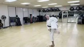 One Minute(ish) of karate shadow boxing. Sensei John Leggett