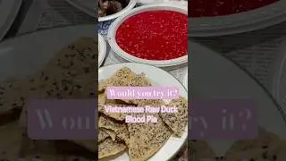 Raw Duck Blood Pie