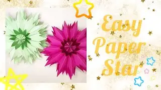 Christmas Special Paper Star ⭐✨ | Easy Paper Craft