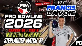 PBA Pro Bowling 2026 | KARIERA 58 T8 | WSOB Cheetah | Mecz nr 1 | kontra Francois Lavoie (03.01.2...