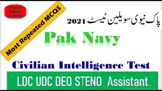 Pak navy civilian intelligence test preparation  LdC UDC DEO intelligence test verbal and nonverbal
