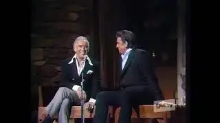 Johnny Cash and Lorne Greene sing 