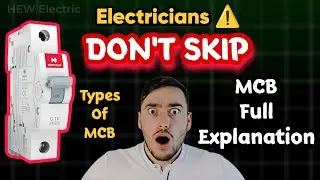 Electricians Must Know! MCB Type A, B, C, D Full Comparison #mcb #electrician #industrialelectrician