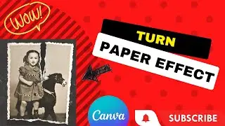 How To Make Torn Paper Effect In Canva | Ripped paper Effect | Trending Instagram Effect