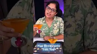 How restaurants fool you? #hack #viraltrick #fool #smartness #trick #bar #savemoney