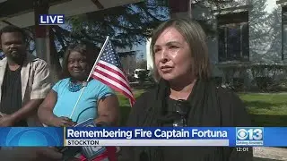 Stockton Firefighter Funeral: Friends and family pay respects to Max Fortuna