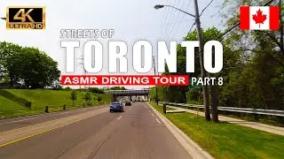 Streets of Toronto Part 8 | SCARBOROUGH to YORK | Ontario, Canada | ASMR Driving Tour 4k