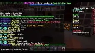 Mineplex treasure chest with legendary item