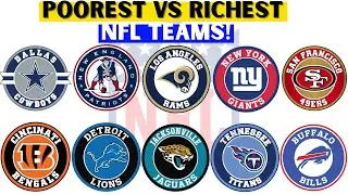 Poorest vs Richest NFL Teams Explained