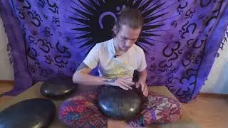 Puzz Galaxy steel tongue drum - D celtic minor scale