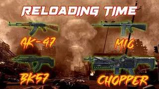 Comparison Season 6 Call of duty mobile guns reload timings #cod #codm
