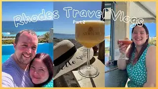 🇬🇷🏝️Rhodes Travel Vlog🍹 | Part 2 | Life With Stefy✨