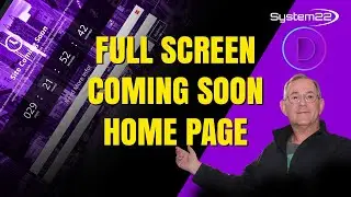 Divi Theme Create A Full Screen Coming Soon Page
