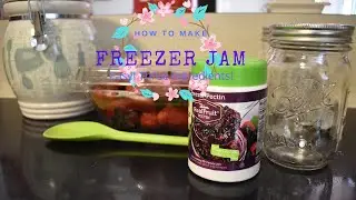 Making Freezer Jam! Easy! Only three ingredients! Simple canning.