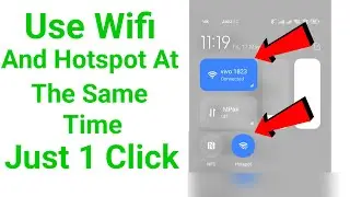 wifi and hotspot same time / how to use wifi and hotspot at same time