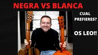 GUITARRA NEGRA O BLANCA?? CUAL OS GUSTA MAS?? OS LEO EN LOS COMENTARIOS!!