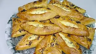الفطائر بالجبنة بعجينة جدا هشة رووعة 😋😍.