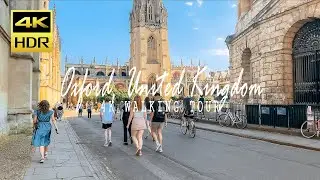Catte Street, Oxford Walking Tour | Explore Historic Oxford in 4K HDR 🇬🇧