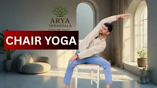 Chair Yoga at Home | No Mat No Floor Yoga #yogaforbeginners  #chairyoga  #yogaforeveryone  #yoga 
