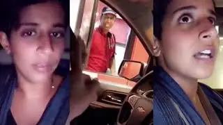 شاهد طقطقة نورة العميري على صاحب المطعم 🤣🤣
