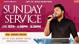 Sunday Service live  || June 15th - 2025 || Samson Judson