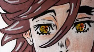 Drawing Doma&hellip; the demon who smiles even while killing. #trending #art #drawing #shorts #shorts 