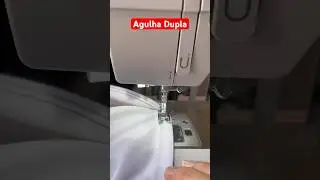 Como usar Agulha Dupla na M&aacute;quina Dom&eacute;stica #costura #dicasdecostura