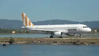 Plane Spotting at Corfu [Condor Stripes] Livery 2022.