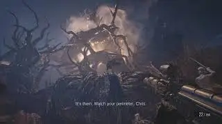 Resident Evil 8 Village Destroy the giant mold construct - Chris Redfield Gameplay
