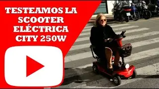 Test Scooter Eléctrico para Mayores City 250W | Velocidad, desniveles y conducción