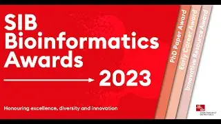 SIB Bioinformatics Award ceremony 2023 - PhD Paper Award - Viktor Petukhov