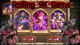 Castle Clash F2P 9K Gem Rolling for Revenant