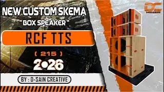 PLAN SKEMA BOX SUBWOOFER RCF TTS 215 NEW CUSTOM 2026 