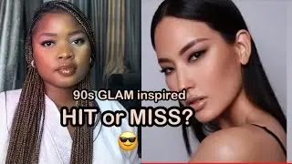 Cool Toned 90s SuperModel Makeup inspired by Hung Vanngo | makeup tutorial, transformation #trending